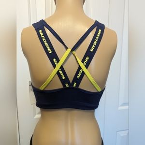 SKECHERS WOMEN'S sport bras blue Size M.